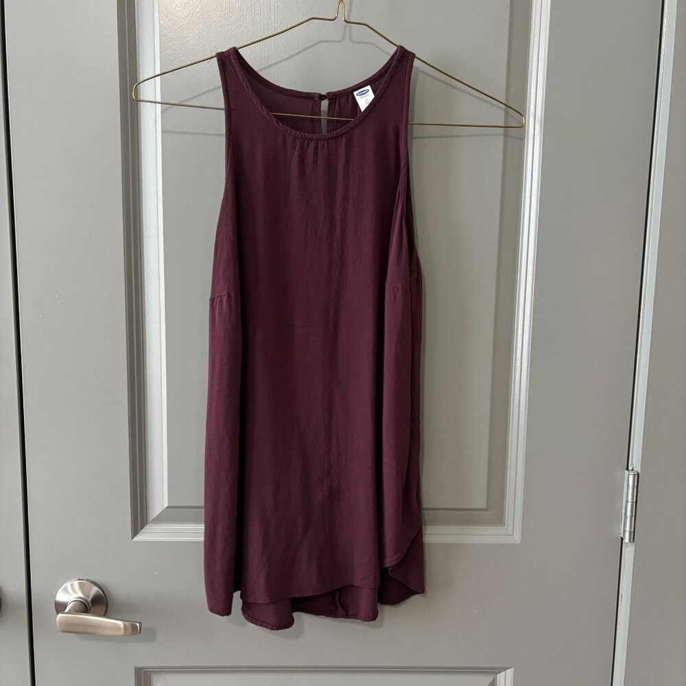 Old Navy Burgundy-Colored Tunic Tank